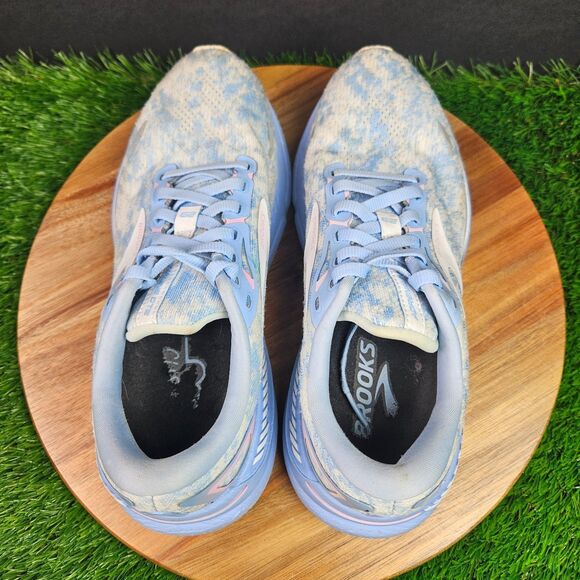 Brooks Adrenaline GTS 23 Shoes Womens Size 8 Blue Pink Athletic Running Sneakers - Picture 9 of 16